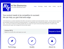 Tablet Screenshot of hitekquality.com